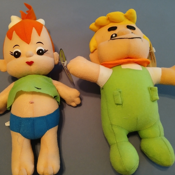 Pebbles and bam bam stuffed animals - Picture 1 of 4